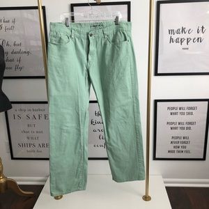 38/32 men’s mint jean chinos